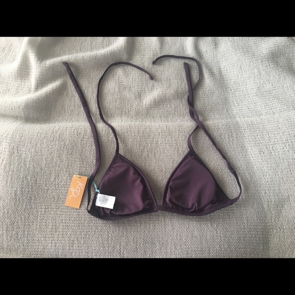 Kona Sol Purple Bikini Top - Picture 2 of 4